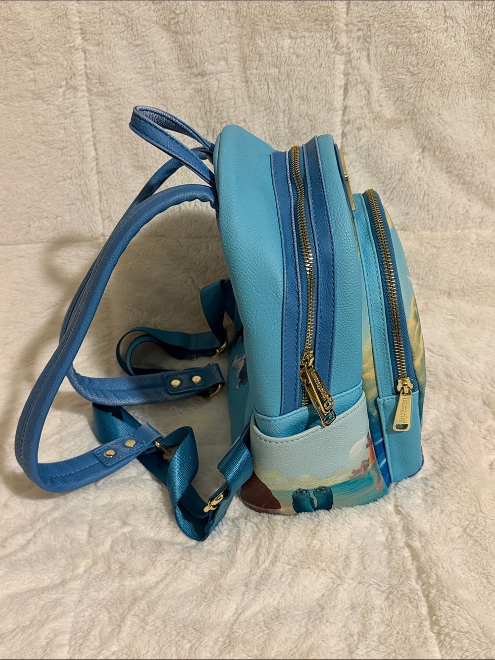 Loungefly Ariel The Little Mermaid Mini Backpack - Picture 6 of 10